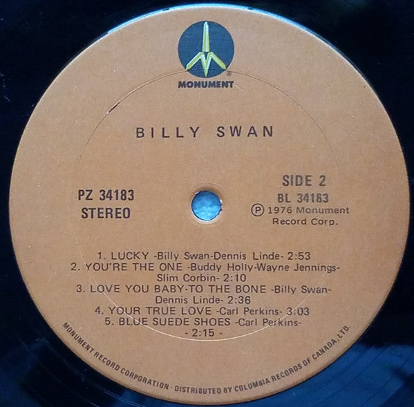 Billy Swan : Billy Swan (LP, Album)