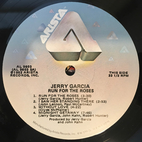 Jerry Garcia : Run For The Roses (LP, Album)