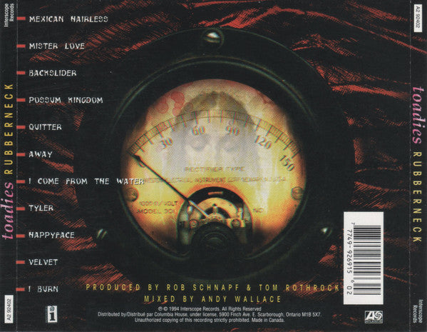 Toadies : Rubberneck (CD, Album, Club)