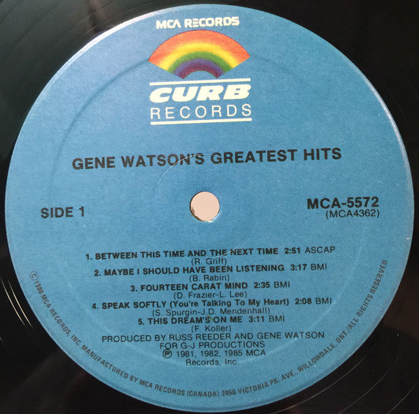 Gene Watson : Greatest Hits  (LP, Comp)