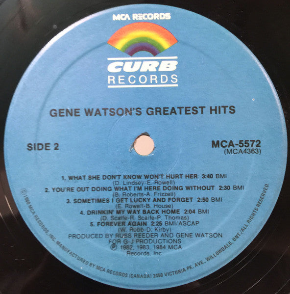 Gene Watson : Greatest Hits  (LP, Comp)