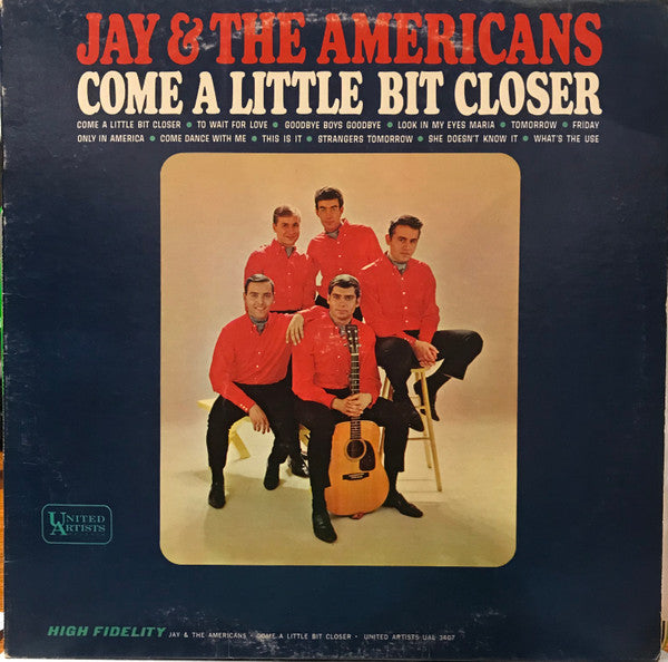 Jay & The Americans : Come A Little Bit Closer (LP, Mono)