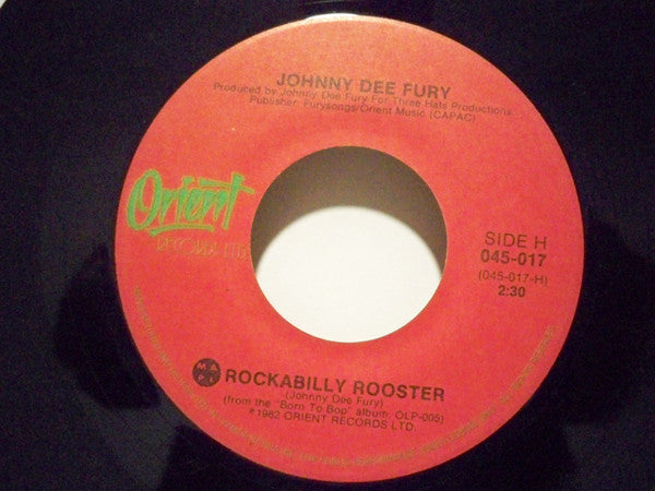 Johnny Dee Fury : Rockabilly Rooster / Coyote (7", Single)