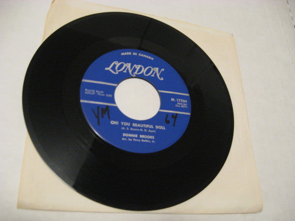 Donnie Brooks : Oh! You Beautiful Doll (7", Single)