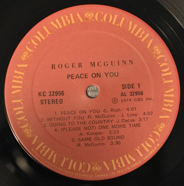 Roger McGuinn : Peace On You (LP, Album)