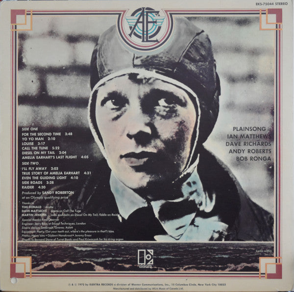 Plainsong : In Search Of Amelia Earhart (LP, Album)