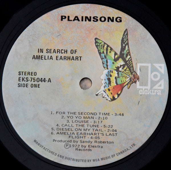 Plainsong : In Search Of Amelia Earhart (LP, Album)