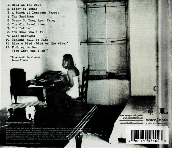 Leonard Cohen : Songs From A Room (CD, Album, RE, RM, Boo)