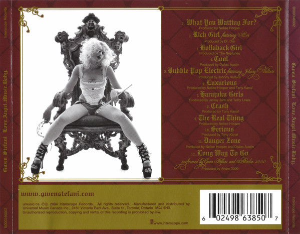 Gwen Stefani : Love.Angel.Music.Baby. (CD, Album)