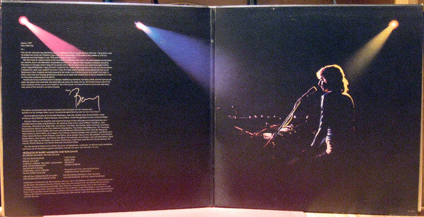 Barry Manilow : Live (2xLP, Album, Gat)