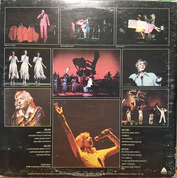 Barry Manilow : Live (2xLP, Album, Gat)