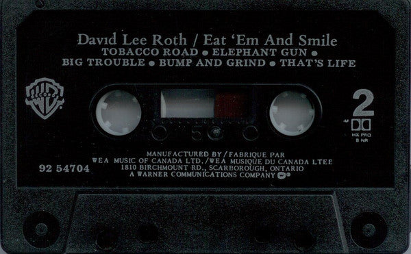 David Lee Roth : Eat 'Em And Smile (Cass, Album, Dol)