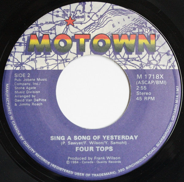 Four Tops : Make Yourself Right At Home (7", Single)