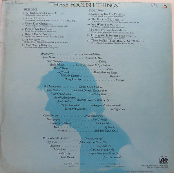 Bryan Ferry : These Foolish Things (LP, Album)