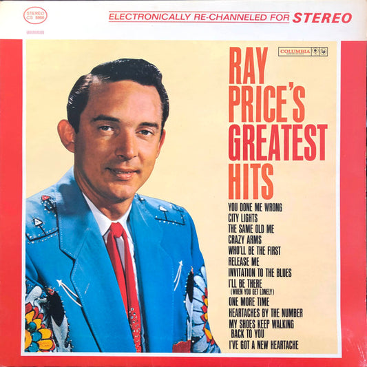 Ray Price : Ray Price's Greatest Hits (LP, Comp, RE)