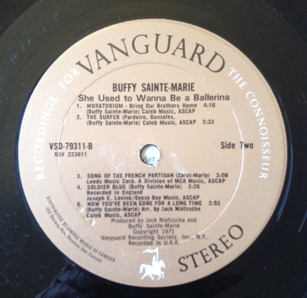 Buffy Sainte-Marie : She Used To Wanna Be A Ballerina (LP, Album)