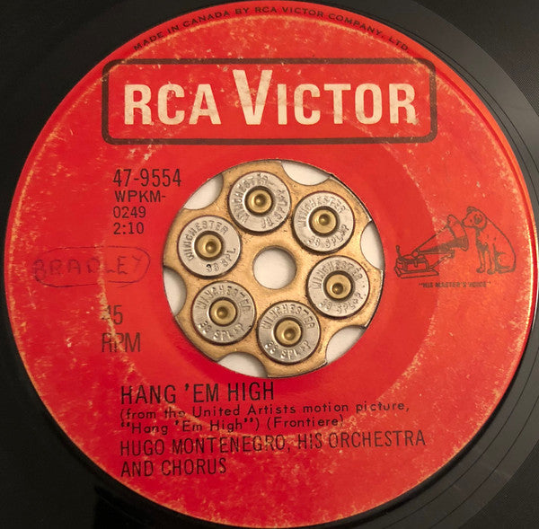 Hugo Montenegro, His Orchestra And Chorus : Hang 'Em High / Tomorrow's Love (7", Single)