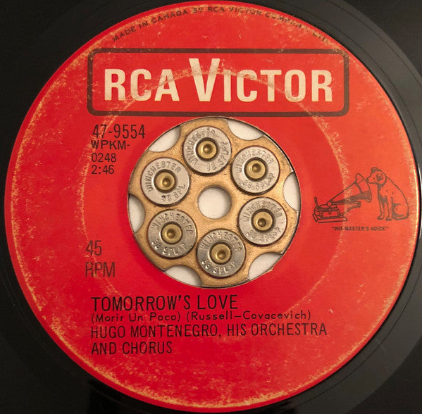 Hugo Montenegro, His Orchestra And Chorus : Hang 'Em High / Tomorrow's Love (7", Single)