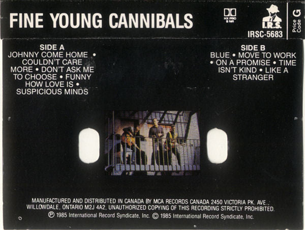 Fine Young Cannibals : Fine Young Cannibals (Cass, Album)