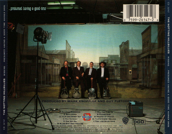 The Notting Hillbillies : Missing... Presumed Having A Good Time (CD, Album, RP)
