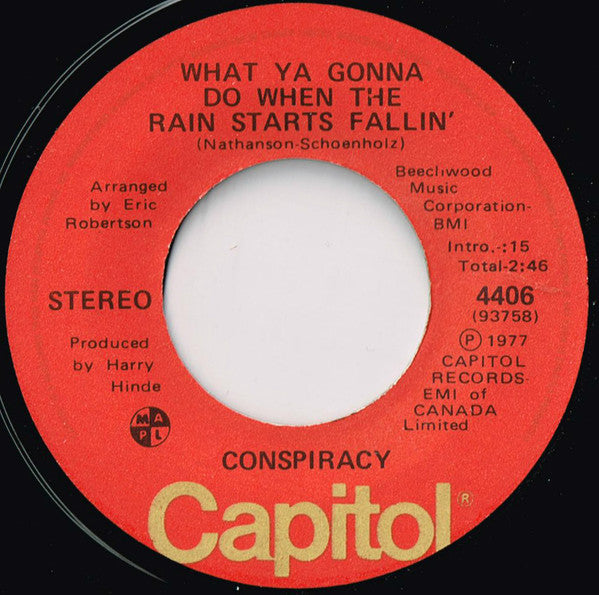 Conspiracy (22) : Leave Me Alone (7")