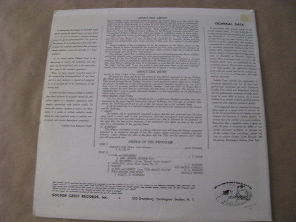 Harvey Phillips, Bernie Leighton, Milton Kaye : Recital Series RE 7006 (LP, Album)