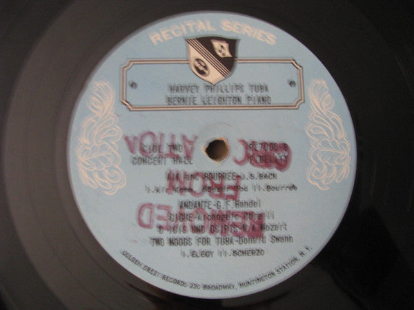 Harvey Phillips, Bernie Leighton, Milton Kaye : Recital Series RE 7006 (LP, Album)