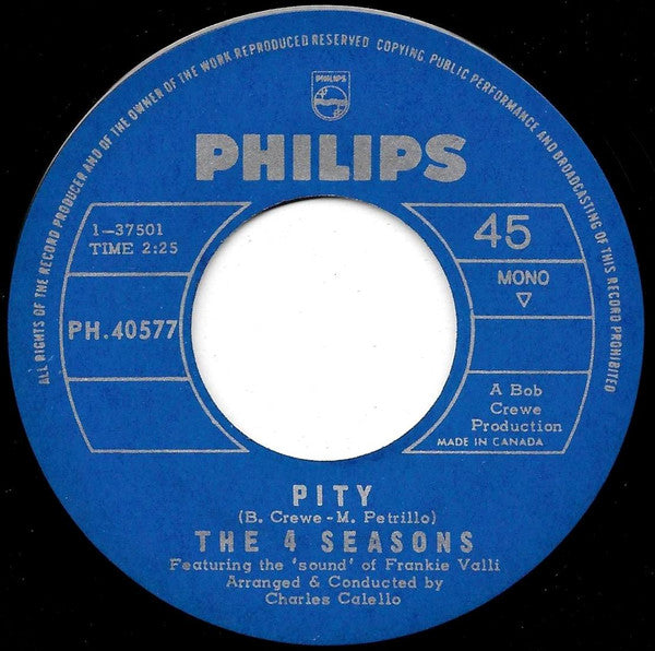The Four Seasons : Electric Stories (7", Mono)