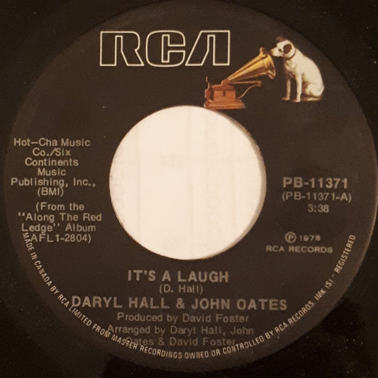 Daryl Hall & John Oates : It's A Laugh / Serious Music (7", Single)