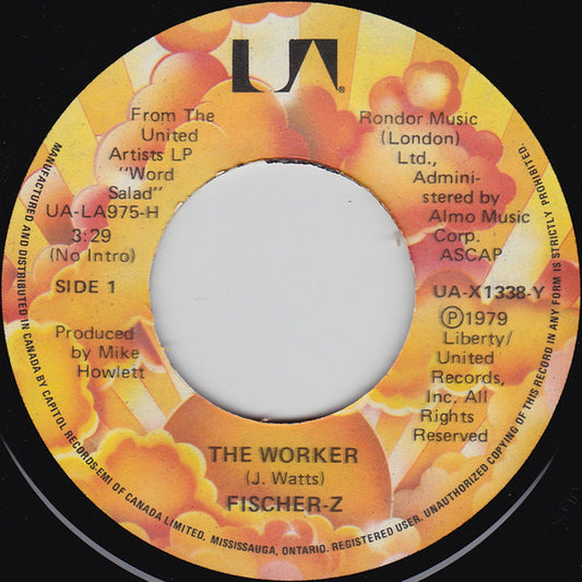 Fischer-Z : The Worker (7", Single)