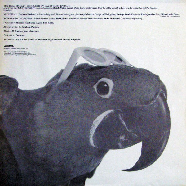 Graham Parker : The Real Macaw (LP, Album)