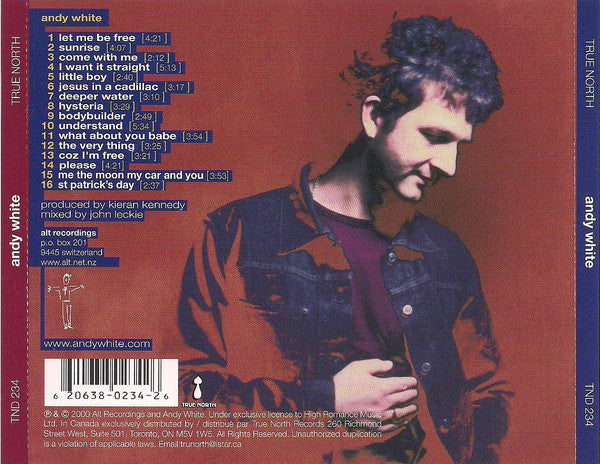 Andy White (4) : Andy White (CD, Album)