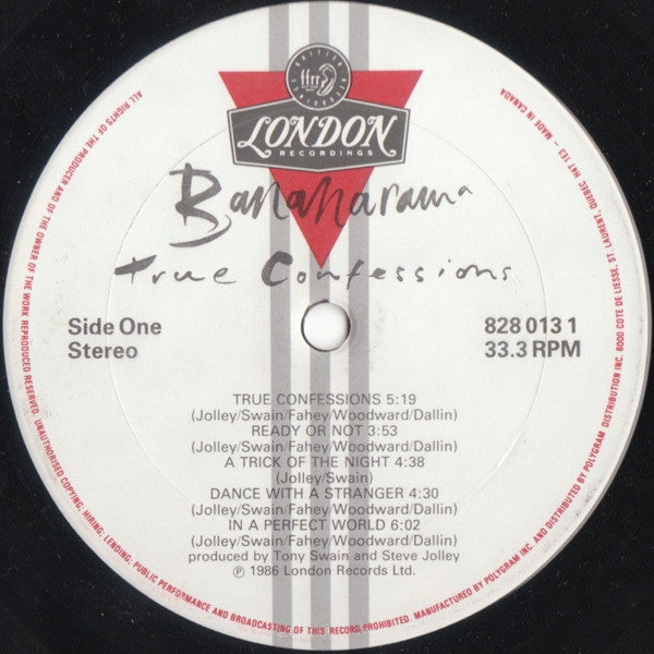 Bananarama : True Confessions (LP, Album)