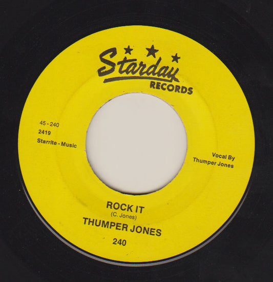 Thumper Jones : Rock It / How Come It (7", Single)