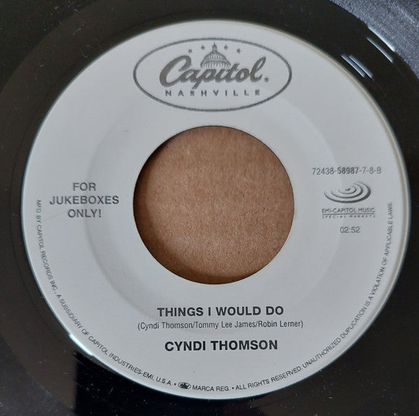 Cyndi Thomson : What I Really Meant To Say (7", Single)