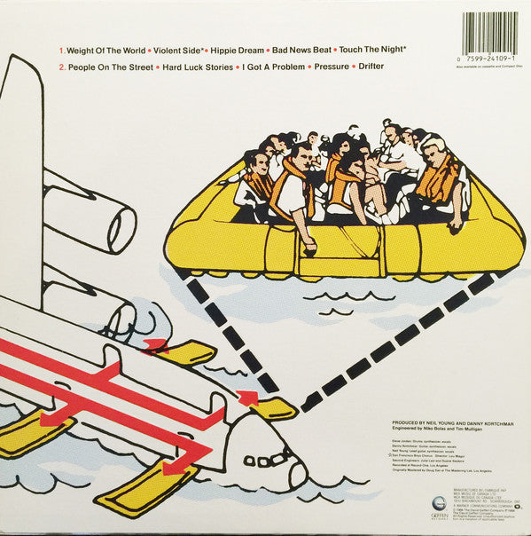 Neil Young : Landing On Water (LP, Album)