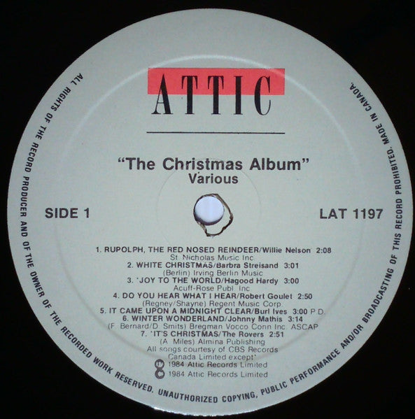 Various : The Christmas Album (LP, Comp)