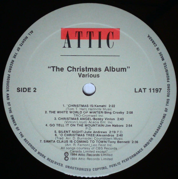 Various : The Christmas Album (LP, Comp)