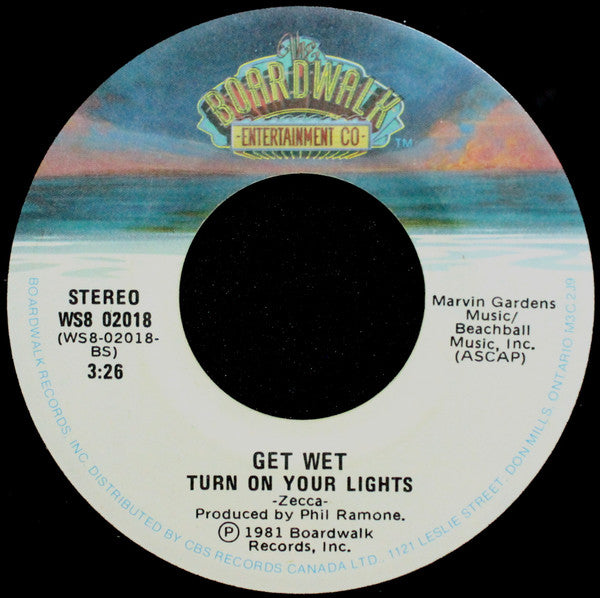 Get Wet (2) : Just So Lonely (7", Single)