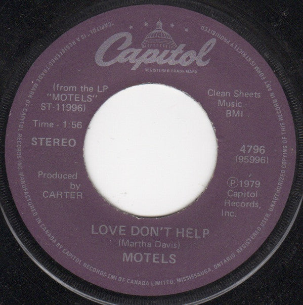 The Motels : Total Control (7")