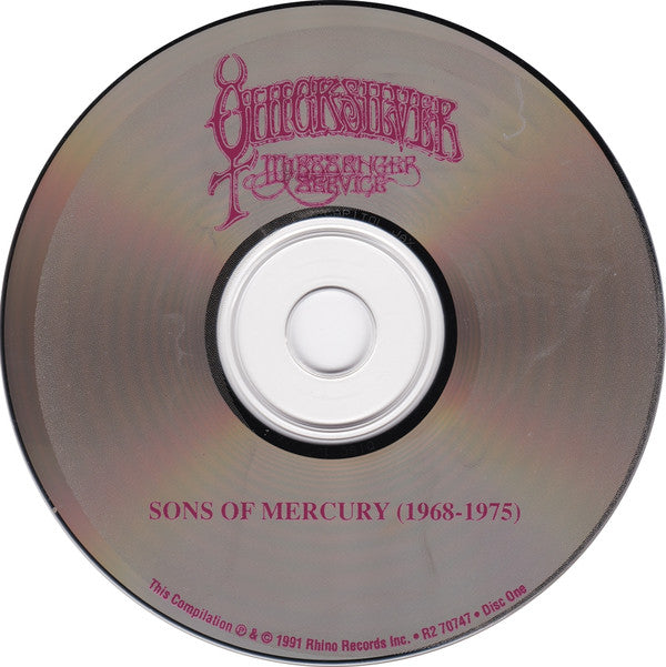 Quicksilver Messenger Service : Sons Of Mercury: (1968-1975) The Best Of (2xCD, Comp)