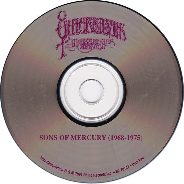 Quicksilver Messenger Service : Sons Of Mercury: (1968-1975) The Best Of (2xCD, Comp)