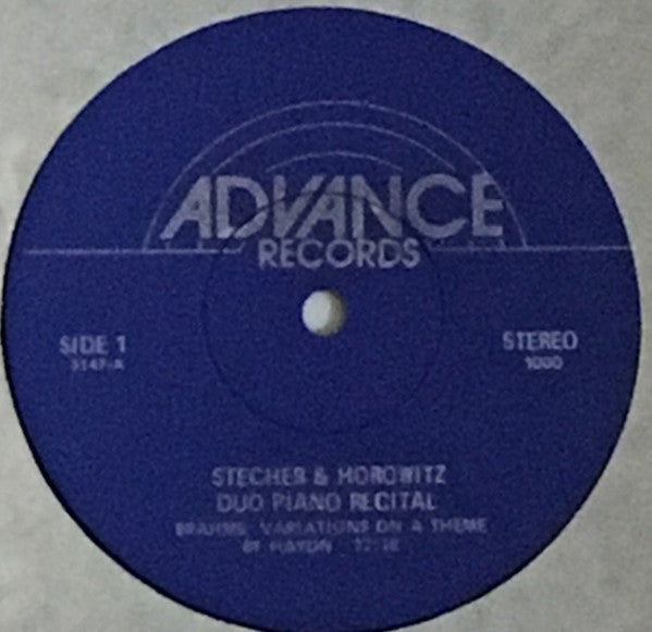 Melvin Stecher, Norman Horowitz : Duo Piano Recital (LP)