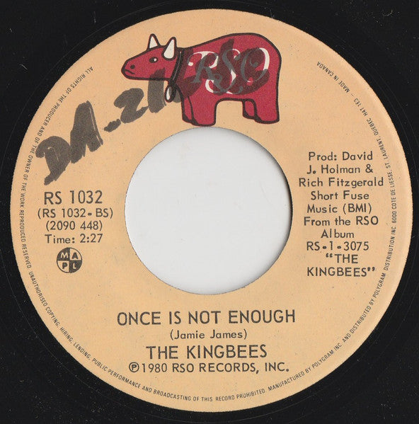 The Kingbees : My Mistake (7", Single)