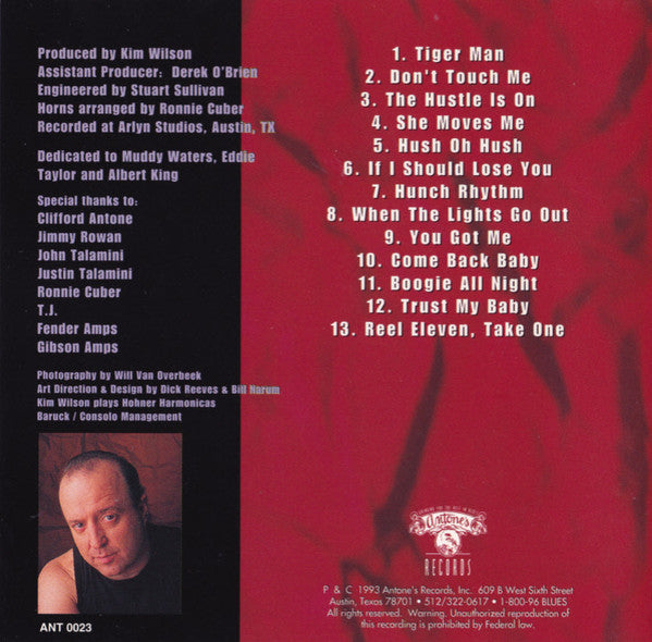 Kim Wilson : Tigerman (CD, Album)