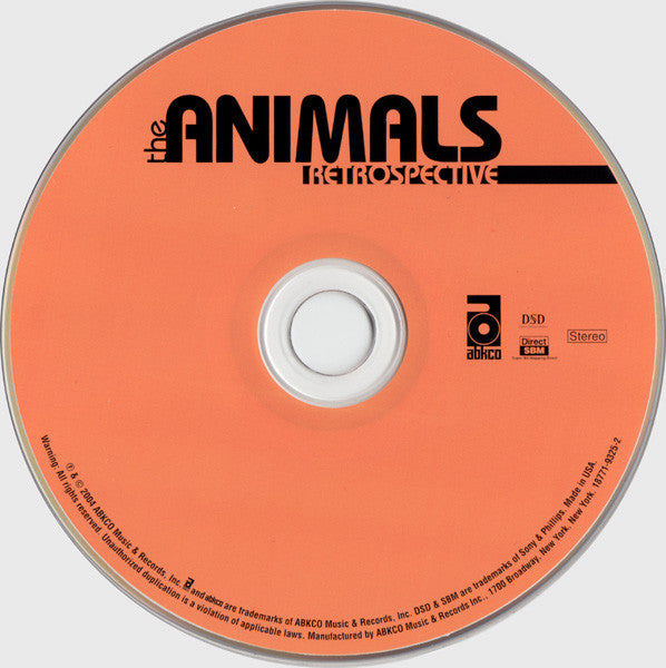 The Animals : Retrospective (CD, Comp, RM)