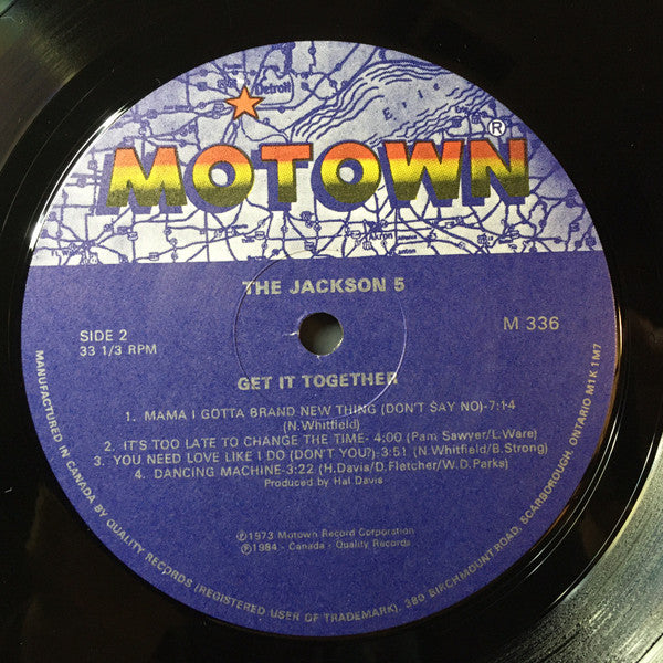 The Jackson 5 : Get It Together (LP, Album, RE)