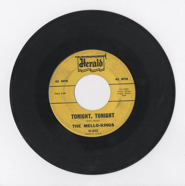 The Mello Kings : Tonight, Tonight / Do Baby Do (7", Single)
