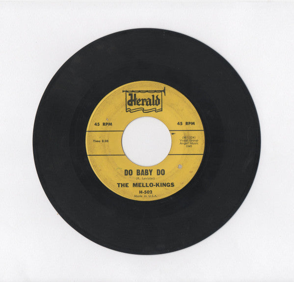 The Mello Kings : Tonight, Tonight / Do Baby Do (7", Single)