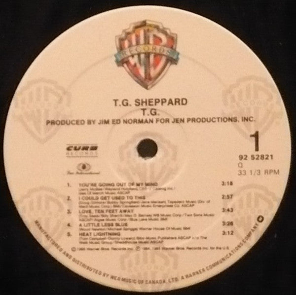 T.G. Sheppard : T.G. (LP, Album)